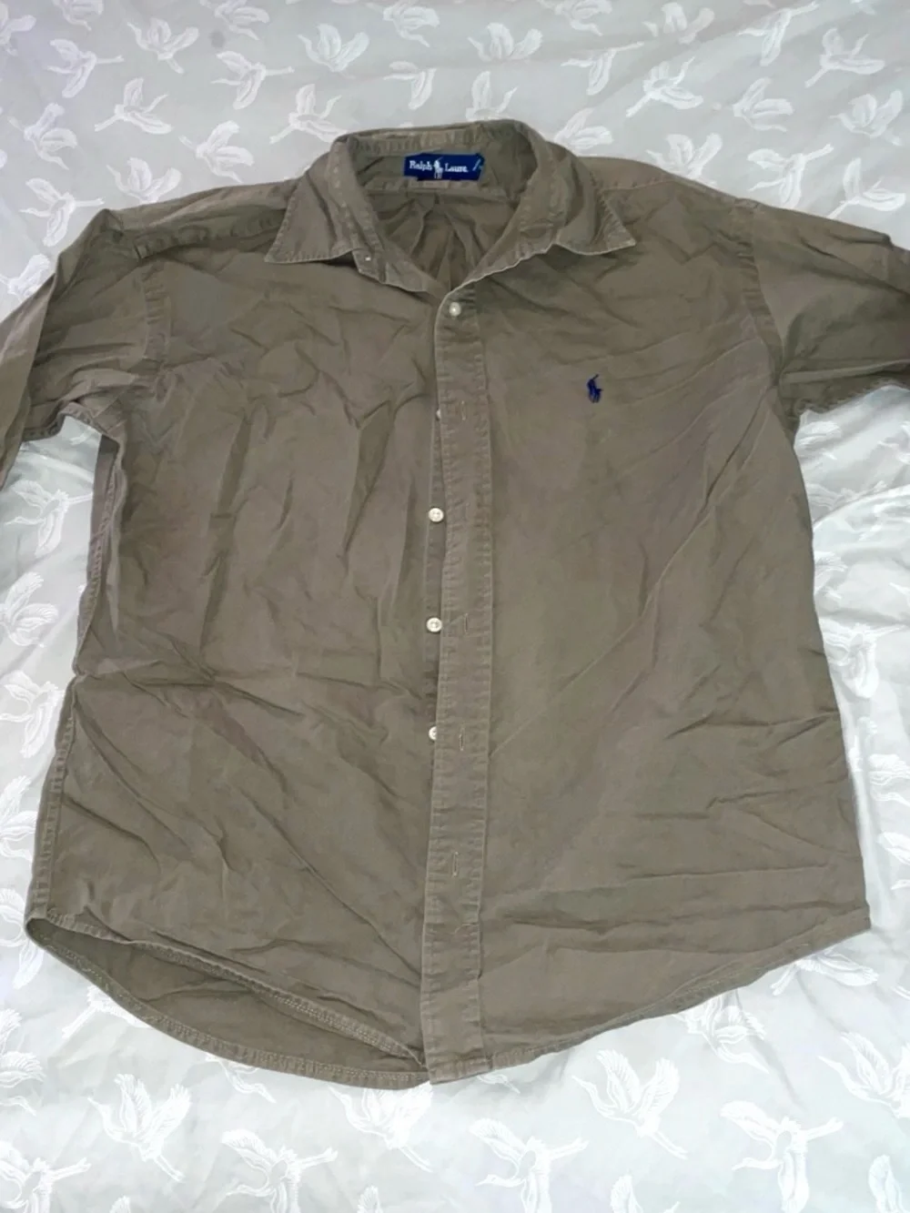 Ralph Lauren Dark Tan Classic Button-Down Shirt